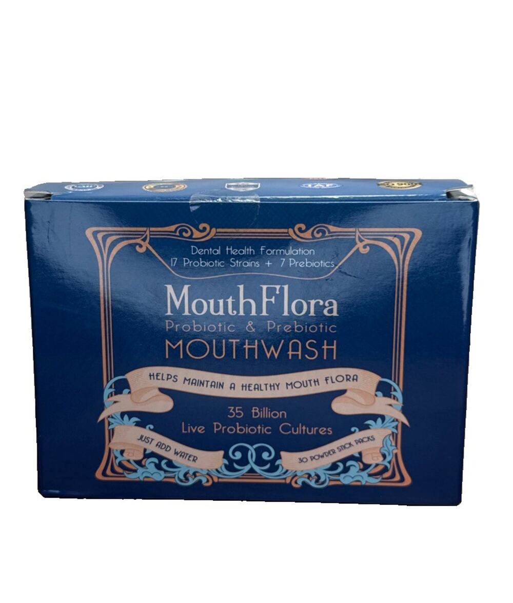 Probiotic & Prebiotic Mouthwash for Adults | Dry Mouth and Oral Thrush Relief...